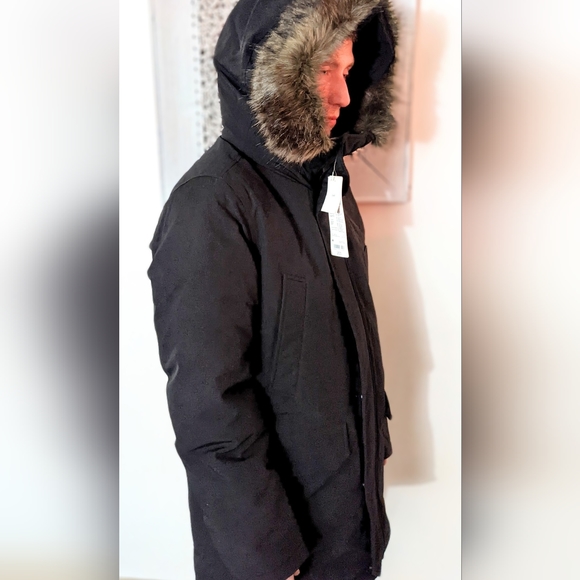 Down Feather Long Coat By "UNIQLO"  size M - Picture 5 of 6